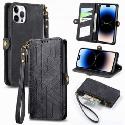 Kryty na mobil | Peňaženkové puzdro Purse case čierne – Apple iPhone 15 Pro Max | Kryty na mobil