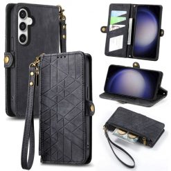 Kryty na mobil | Peňaženkové puzdro Purse case čierne – Samsung Galaxy S23 FE | Kryty na mobil