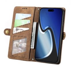 Peňaženkové puzdro Purse case hnedé – Apple iPhone 15 | Kryty na mobil Kryty na mobil | Peňaženkové puzdro Purse case hnedé – Apple iPhone 15 | Kryty na mobil
