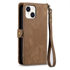Kryty na mobil | Peňaženkové puzdro Purse case hnedé – Apple iPhone 15 Pro | Kryty na mobil