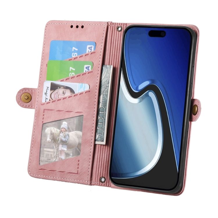 Peňaženkové puzdro Purse case ružové – Apple iPhone 15 Pro | Kryty na mobil Kryty na mobil | Peňaženkové puzdro Purse case ružové – Apple iPhone 15 Pro | Kryty na mobil
