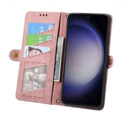 Kryty na mobil | Peňaženkové puzdro Purse case ružové – Samsung Galaxy S23 FE | Kryty na mobil