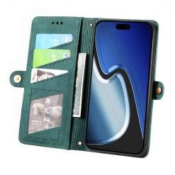 Kryty na mobil | Peňaženkové puzdro Purse case zelené – Apple iPhone 15 Pro Max | Kryty na mobil