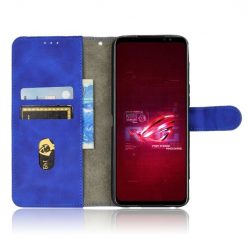 Peňaženkové puzdro Solid modré – Asus ROG Phone 6 / 6D / 6D Ultimate | Kryty na mobil Kryty na mobil | Peňaženkové puzdro Solid modré – Asus ROG Phone 6 / 6D / 6D Ultimate | Kryty na mobil