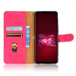 Kryty na mobil | Peňaženkové puzdro Solid ružové – Asus ROG Phone 6 / 6D / 6D Ultimate | Kryty na mobil