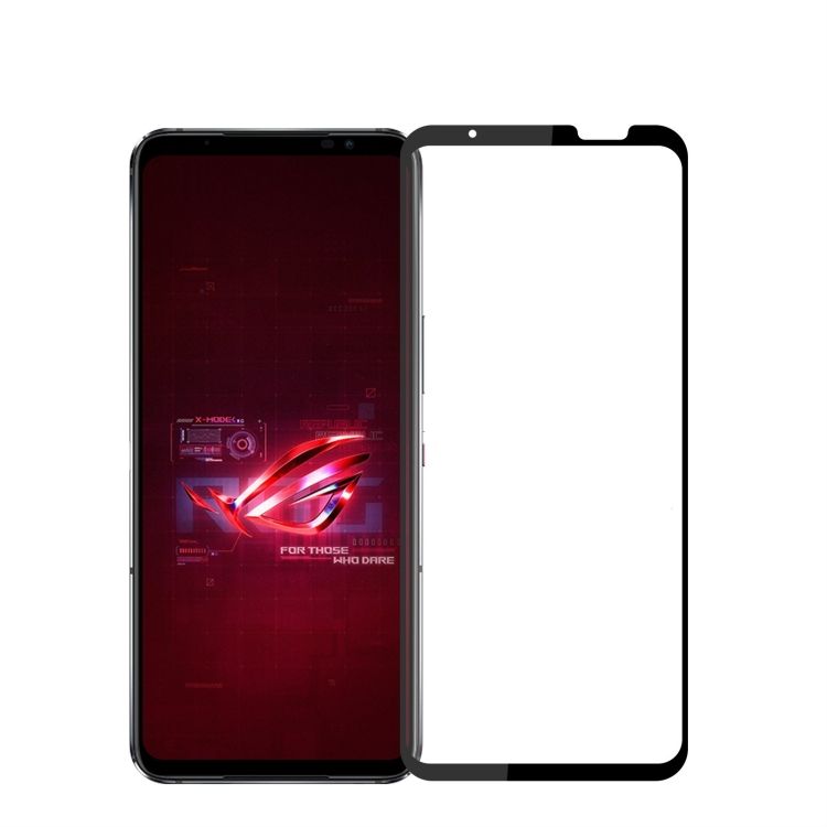 Tvrdené sklo celopovrchové čierne – Asus ROG Phone 7 | Kryty na mobil Kryty na mobil | Tvrdené sklo celopovrchové čierne – Asus ROG Phone 7 | Kryty na mobil