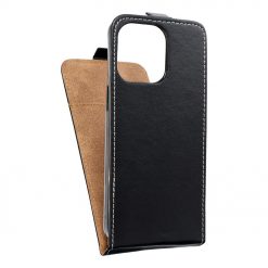 Kryty na mobil | Vyklápacie flipové puzdro Flip Flexi čierne – Apple iPhone 15 Pro Max | Kryty na mobil