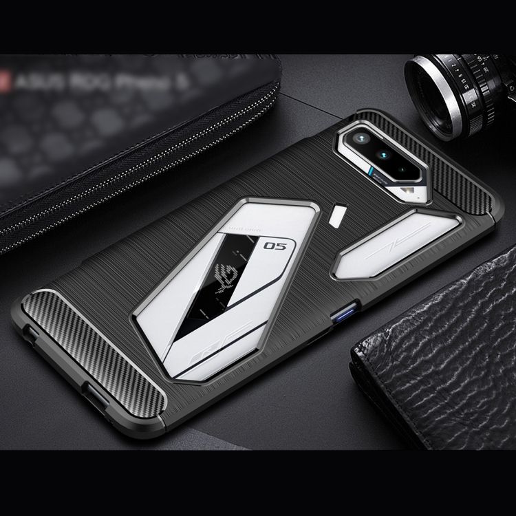 Zadný kryt Carbon čierny – Asus ROG Phone 5 | Kryty na mobil Kryty na mobil | Zadný kryt Carbon čierny – Asus ROG Phone 5 | Kryty na mobil