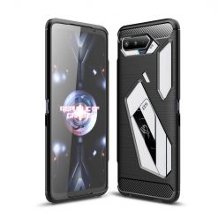 Kryty na mobil | Zadný kryt Carbon čierny – Asus ROG Phone 5 | Kryty na mobil