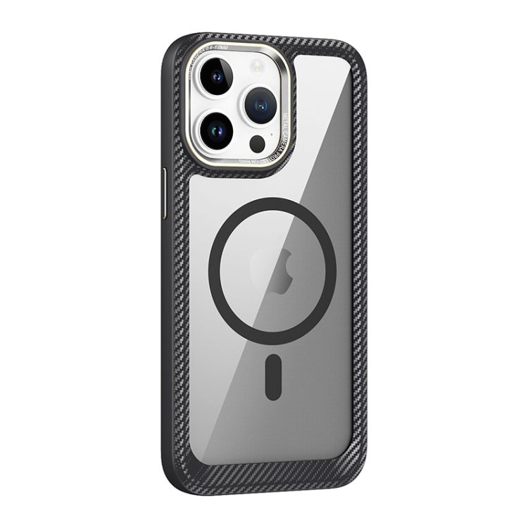Zadný Kryt Carbon Fiber MagSafe transparentno-čierny – Apple iPhone 15 Pro | Kryty na mobil Kryty na mobil | Zadný Kryt Carbon Fiber MagSafe transparentno-čierny – Apple iPhone 15 Pro | Kryty na mobil