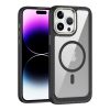 Kryty na mobil | Zadný Kryt Carbon Fiber MagSafe transparentno-zelený – Apple iPhone 15 Pro Max | Kryty na mobil