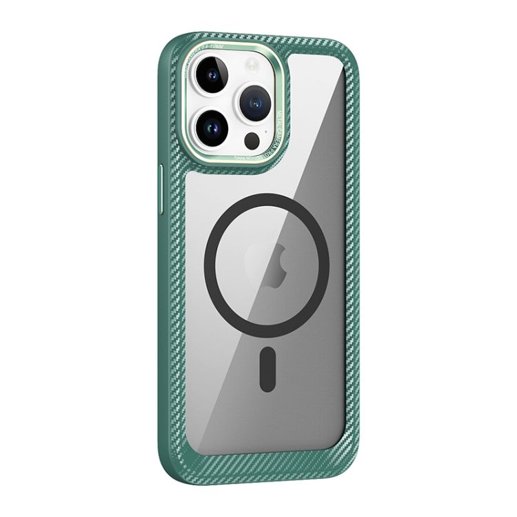 Zadný Kryt Carbon Fiber MagSafe transparentno-zelený – Apple iPhone 15 Pro | Kryty na mobil Kryty na mobil | Zadný Kryt Carbon Fiber MagSafe transparentno-zelený – Apple iPhone 15 Pro | Kryty na mobil