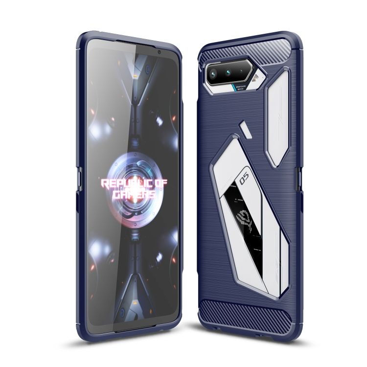 Zadný kryt Carbon modrý – Asus ROG Phone 5 | Kryty na mobil Kryty na mobil | Zadný kryt Carbon modrý – Asus ROG Phone 5 | Kryty na mobil