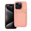 Kryty na mobil | Zadný kryt Card Case biely – Apple iPhone 15 Pro | Kryty na mobil