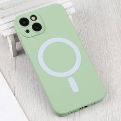 Kryty na mobil | Zadný kryt Magsafe Candy Case bledozelený – Apple iPhone 15 | Kryty na mobil