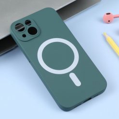 Kryty na mobil | Zadný kryt Magsafe Candy Case tmavozelený – Apple iPhone 15 | Kryty na mobil