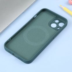 Kryty na mobil | Zadný kryt Magsafe Candy Case tmavozelený – Apple iPhone 15 | Kryty na mobil