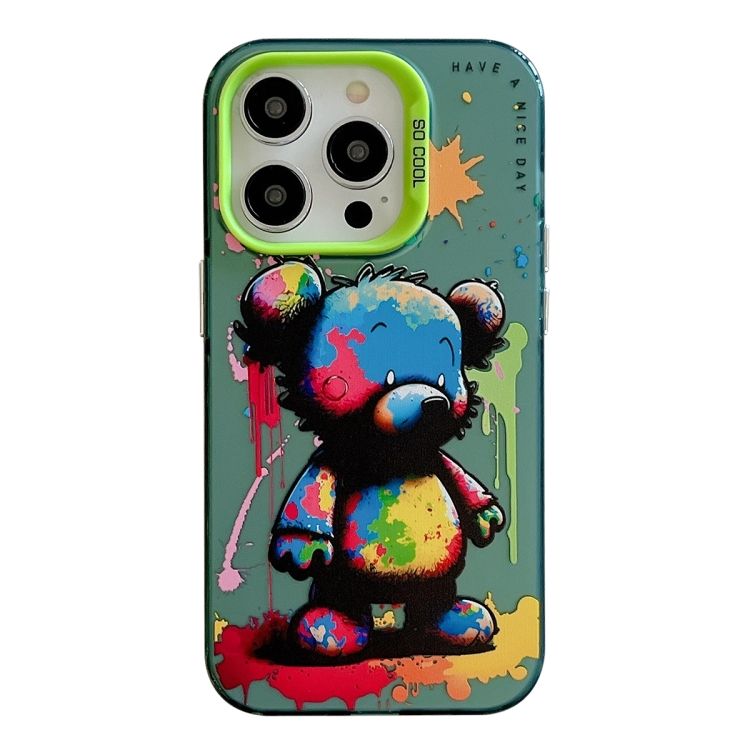 Zadný kryt na mobil Oil Painting case Farebný Medveď – Apple iPhone 15 Pro | Kryty na mobil Kryty na mobil | Zadný kryt na mobil Oil Painting case Farebný Medveď – Apple iPhone 15 Pro | Kryty na mobil