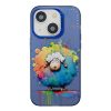 Kryty na mobil | Zadný kryt na mobil Oil Painting case Šťastná Opica – Apple iPhone 15 | Kryty na mobil
