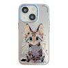 Kryty na mobil | Zadný kryt na mobil Oil Painting case Veselé prasiatko – Apple iPhone 15 | Kryty na mobil