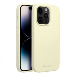 Kryty na mobil | Zadný kryt Roar Cloud-Skin Case žltý – Apple iPhone 15 Pro | Kryty na mobil