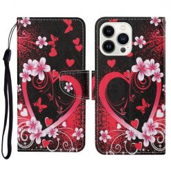 Knižkové puzdro Trendy Cross case Červené srdce – Apple iPhone 15 Pro Max | Kryty na mobil Kryty na mobil | Knižkové puzdro Trendy Cross case Červené srdce – Apple iPhone 15 Pro Max | Kryty na mobil