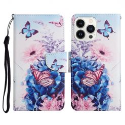 Knižkové puzdro Trendy Cross case Fialový motýľ – Apple iPhone 15 Pro Max | Kryty na mobil Kryty na mobil | Knižkové puzdro Trendy Cross case Fialový motýľ – Apple iPhone 15 Pro Max | Kryty na mobil