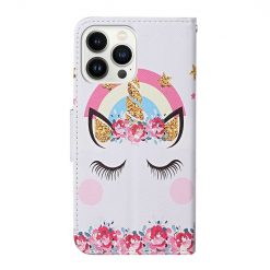 Kryty na mobil | Knižkové puzdro Trendy Cross case Jednorožec – Apple iPhone 15 Pro Max | Kryty na mobil