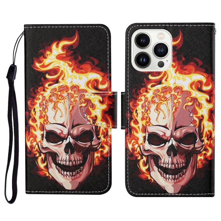 Knižkové puzdro Trendy Cross case Lebka v ohni – Apple iPhone 15 Pro | Kryty na mobil Kryty na mobil | Knižkové puzdro Trendy Cross case Lebka v ohni – Apple iPhone 15 Pro | Kryty na mobil