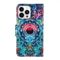 Knižkové puzdro Trendy Cross case Mandala – Apple iPhone 15 Pro | Kryty na mobil Kryty na mobil | Knižkové puzdro Trendy Cross case Mandala – Apple iPhone 15 Pro | Kryty na mobil