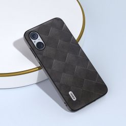 Kryty na mobil | Kryt Abeel Weave Case čierny – Sony Xperia 5 V | Kryty na mobil