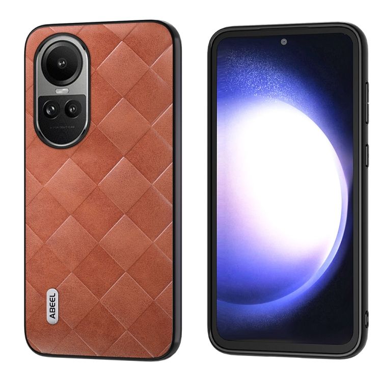 Kryt Abeel Weave Case hnedý – Oppo Reno 10 5G / Reno 10 Pro 5G | Kryty na mobil Kryty na mobil | Kryt Abeel Weave Case hnedý – Oppo Reno 10 5G / Reno 10 Pro 5G | Kryty na mobil