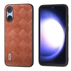 Kryt Abeel Weave Case hnedý – Sony Xperia 5 V
