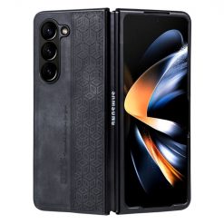 Kryty na mobil | Kryt AZNS Embossed Skin case čierny – Samsung Galaxy Z Fold 5 | Kryty na mobil