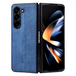 Kryty na mobil | Kryt AZNS Embossed Skin case modrý – Samsung Galaxy Z Fold 5 | Kryty na mobil