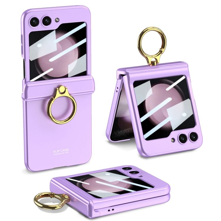 Kryt GKK Magnetic Ring case fialový – Samsung Galaxy Z Flip 5 | Kryty na mobil Kryty na mobil | Kryt GKK Magnetic Ring case fialový – Samsung Galaxy Z Flip 5 | Kryty na mobil