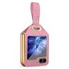 Kryty na mobil | Kryt Strap Case čierny s ochranou na vonkajší displej – Samsung Galaxy Z Flip 5 | Kryty na mobil