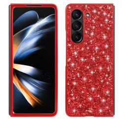 Kryty na mobil | Ligotavý kryt Glitter Case červený – Samsung Galaxy Z Fold 5 | Kryty na mobil