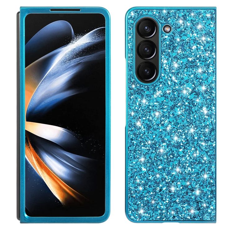 Ligotavý kryt Glitter Case modrý – Samsung Galaxy Z Fold 5 | Kryty na mobil Kryty na mobil | Ligotavý kryt Glitter Case modrý – Samsung Galaxy Z Fold 5 | Kryty na mobil
