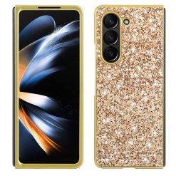 Kryty na mobil | Ligotavý kryt Glitter Case zlatý – Samsung Galaxy Z Fold 5 | Kryty na mobil