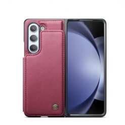 Kryty na mobil | Multifunkčné peňaženkové puzdro CaseMe Business case bordové – Samsung Galaxy Z Fold 5 | Kryty na mobil