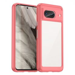 Ochranný kryt Colorful Acrylic case červený – Google Pixel 8