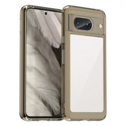 Ochranný kryt Colorful Acrylic case transparentno-sivý – Google Pixel 8