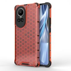 Kryty na mobil | Odolný kryt Honeycomb Armor červený – Oppo Reno 10 5G / Reno 10 Pro 5G | Kryty na mobil