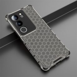 Kryty na mobil | Odolný kryt Honeycomb Armor čierny – Vivo V29 | Kryty na mobil