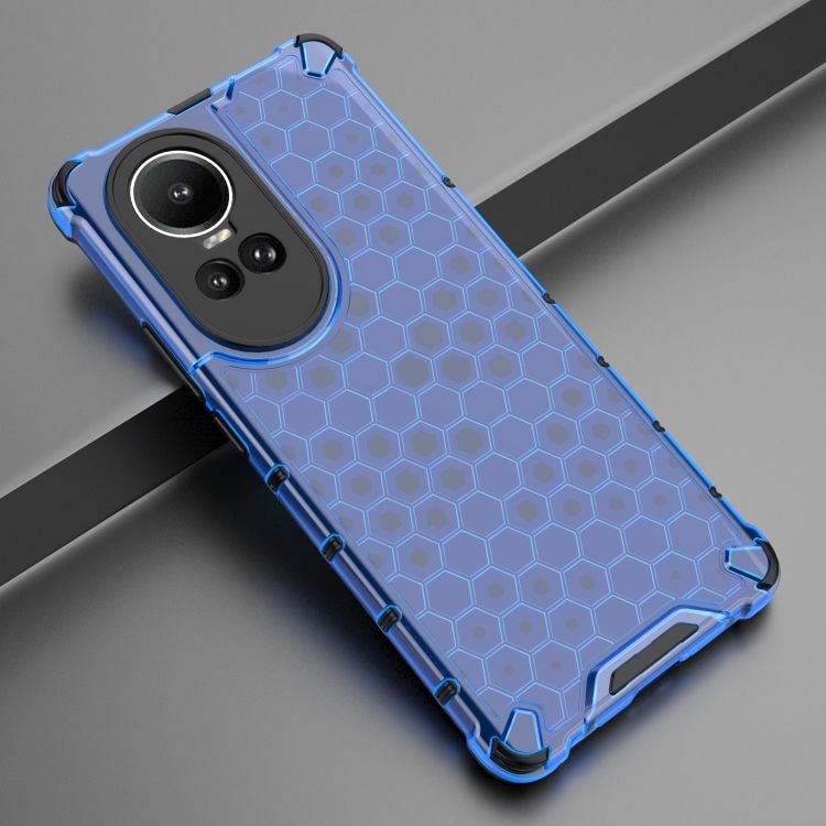 Odolný kryt Honeycomb Armor modrý – Oppo Reno 10 5G / Reno 10 Pro 5G | Kryty na mobil Kryty na mobil | Odolný kryt Honeycomb Armor modrý – Oppo Reno 10 5G / Reno 10 Pro 5G | Kryty na mobil