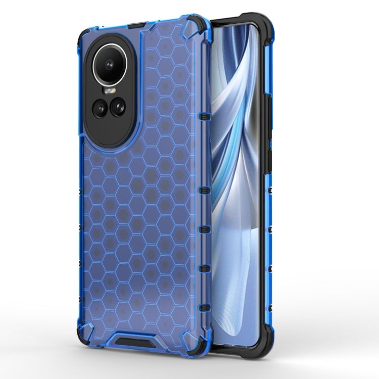 Odolný kryt Honeycomb Armor modrý – Oppo Reno 10 5G / Reno 10 Pro 5G | Kryty na mobil Kryty na mobil | Odolný kryt Honeycomb Armor modrý – Oppo Reno 10 5G / Reno 10 Pro 5G | Kryty na mobil