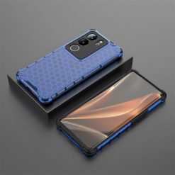 Kryty na mobil | Odolný kryt Honeycomb Armor modrý – Vivo V29 | Kryty na mobil