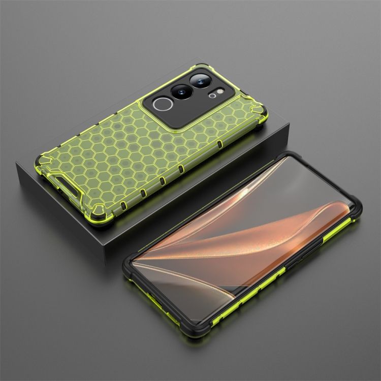 Odolný kryt Honeycomb Armor zelený – Vivo V29 | Kryty na mobil Kryty na mobil | Odolný kryt Honeycomb Armor zelený – Vivo V29 | Kryty na mobil