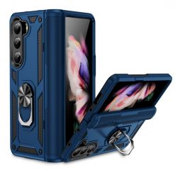 Kryty na mobil | Odolný Kryt Ring Armor case modrý – Samsung Galaxy Z Fold 5 | Kryty na mobil